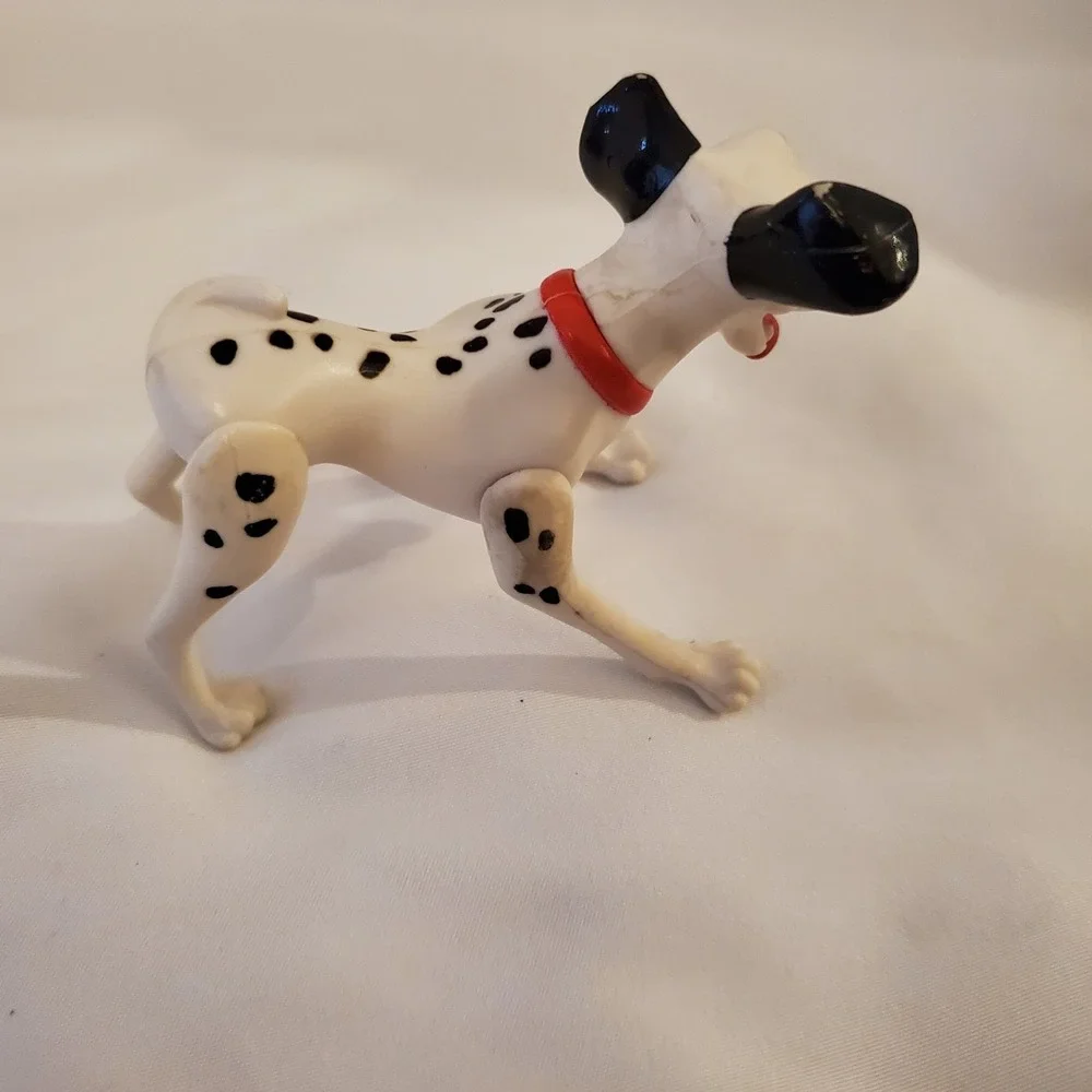 Vintage  90's Disney 101 Dalmatians Pongo Figure‎ Poseable Dog Collectible Toy